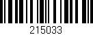 Código de barras (EAN, GTIN, SKU, ISBN): '215033'