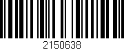 Código de barras (EAN, GTIN, SKU, ISBN): '2150638'