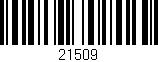 Código de barras (EAN, GTIN, SKU, ISBN): '21509'