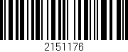 Código de barras (EAN, GTIN, SKU, ISBN): '2151176'