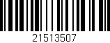 Código de barras (EAN, GTIN, SKU, ISBN): '21513507'