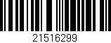 Código de barras (EAN, GTIN, SKU, ISBN): '21516299'