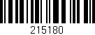Código de barras (EAN, GTIN, SKU, ISBN): '215180'