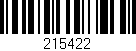 Código de barras (EAN, GTIN, SKU, ISBN): '215422'