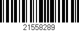 Código de barras (EAN, GTIN, SKU, ISBN): '21558289'