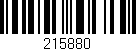 Código de barras (EAN, GTIN, SKU, ISBN): '215880'