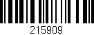 Código de barras (EAN, GTIN, SKU, ISBN): '215909'