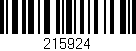 Código de barras (EAN, GTIN, SKU, ISBN): '215924'