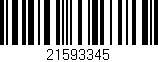 Código de barras (EAN, GTIN, SKU, ISBN): '21593345'