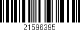 Código de barras (EAN, GTIN, SKU, ISBN): '21596395'
