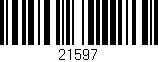 Código de barras (EAN, GTIN, SKU, ISBN): '21597'