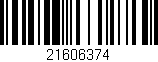 Código de barras (EAN, GTIN, SKU, ISBN): '21606374'