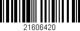 Código de barras (EAN, GTIN, SKU, ISBN): '21606420'