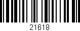 Código de barras (EAN, GTIN, SKU, ISBN): '21618'