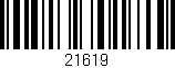 Código de barras (EAN, GTIN, SKU, ISBN): '21619'