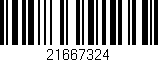 Código de barras (EAN, GTIN, SKU, ISBN): '21667324'