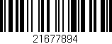 Código de barras (EAN, GTIN, SKU, ISBN): '21677894'