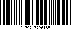 Código de barras (EAN, GTIN, SKU, ISBN): '2169717726165'