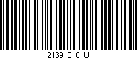 Código de barras (EAN, GTIN, SKU, ISBN): '2169_0_0_U'