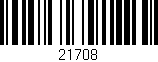 Código de barras (EAN, GTIN, SKU, ISBN): '21708'