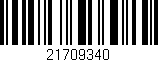 Código de barras (EAN, GTIN, SKU, ISBN): '21709340'