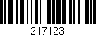 Código de barras (EAN, GTIN, SKU, ISBN): '217123'