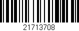 Código de barras (EAN, GTIN, SKU, ISBN): '21713708'