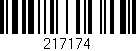 Código de barras (EAN, GTIN, SKU, ISBN): '217174'