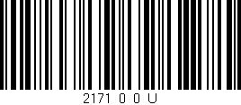 Código de barras (EAN, GTIN, SKU, ISBN): '2171_0_0_U'