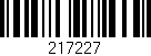 Código de barras (EAN, GTIN, SKU, ISBN): '217227'