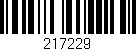 Código de barras (EAN, GTIN, SKU, ISBN): '217229'