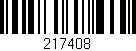 Código de barras (EAN, GTIN, SKU, ISBN): '217408'