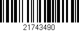 Código de barras (EAN, GTIN, SKU, ISBN): '21743490'
