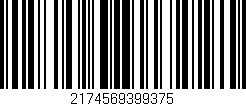 Código de barras (EAN, GTIN, SKU, ISBN): '2174569399375'