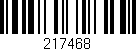 Código de barras (EAN, GTIN, SKU, ISBN): '217468'