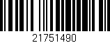 Código de barras (EAN, GTIN, SKU, ISBN): '21751490'