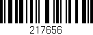 Código de barras (EAN, GTIN, SKU, ISBN): '217656'