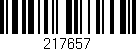 Código de barras (EAN, GTIN, SKU, ISBN): '217657'