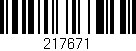 Código de barras (EAN, GTIN, SKU, ISBN): '217671'
