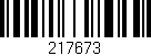 Código de barras (EAN, GTIN, SKU, ISBN): '217673'