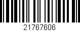 Código de barras (EAN, GTIN, SKU, ISBN): '21767606'