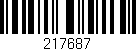 Código de barras (EAN, GTIN, SKU, ISBN): '217687'