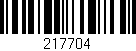 Código de barras (EAN, GTIN, SKU, ISBN): '217704'