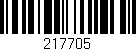 Código de barras (EAN, GTIN, SKU, ISBN): '217705'