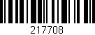 Código de barras (EAN, GTIN, SKU, ISBN): '217708'