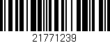 Código de barras (EAN, GTIN, SKU, ISBN): '21771239'