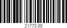 Código de barras (EAN, GTIN, SKU, ISBN): '21773.00'