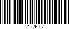 Código de barras (EAN, GTIN, SKU, ISBN): '21776.07'