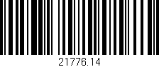 Código de barras (EAN, GTIN, SKU, ISBN): '21776.14'