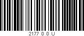 Código de barras (EAN, GTIN, SKU, ISBN): '2177_0_0_U'